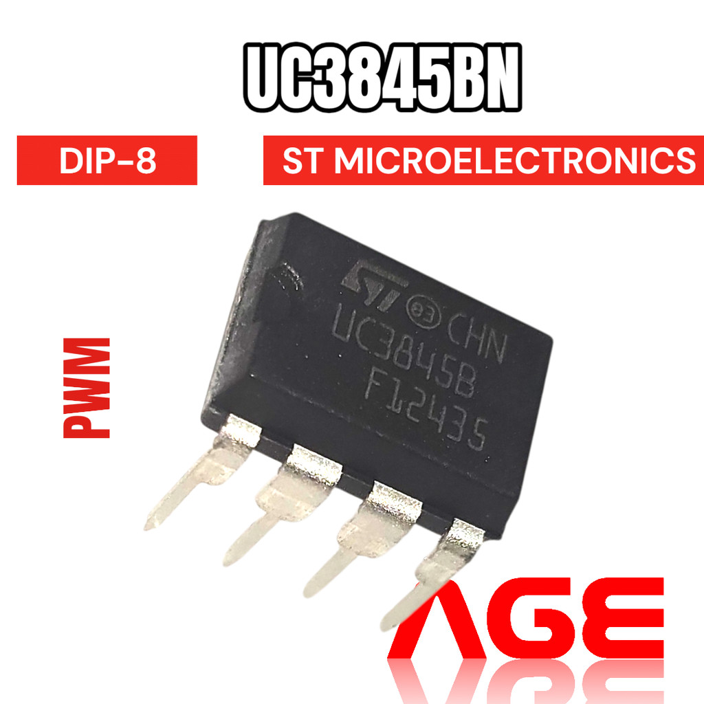 UC3845BN DIP-8 ,ST MICROELECTRONICS,High Performance Current Mode PWM Controller,