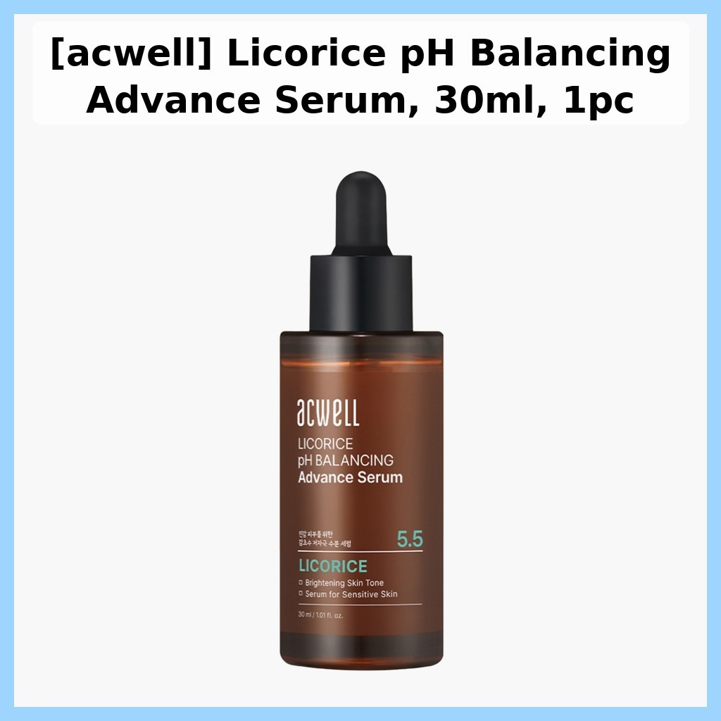 [acwell] Licorice pH Balancing Advance Serum, 30ml, 1 ชิ้น / เซรั่มเกาหลี / pH Balancing / ของแท้ 10