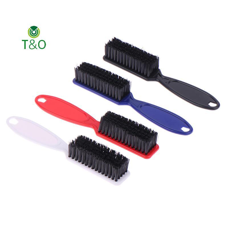 T&O พลาสติก Hairdressing แปรงทําความสะอาดผมนุ่มตัดผม Ne Duster ผมหัก Reeb จัดแต่งทรง Toolsb