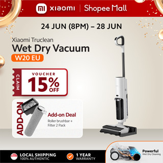 Xiaomi Truclean W20 Wet and Dry / W30 Pro Cordless Vacuum Cleaner | Self-Cleaning | Hair Scraper |  Heated Mopping