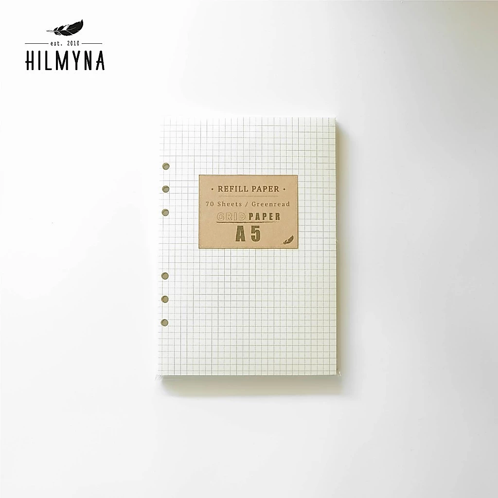 HILMYNA Refill paper A5 กระดาษรีฟิลล์ขนาดA5 *ใช้ได้กับสมุดของHILMYNA เท่านั้น
