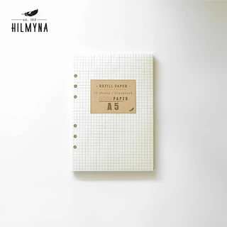 HILMYNA Refill paper A5 กระดาษรีฟิลล์ขนาดA5 *ใช้ได้กับสมุดของHILMYNA เท่านั้น
