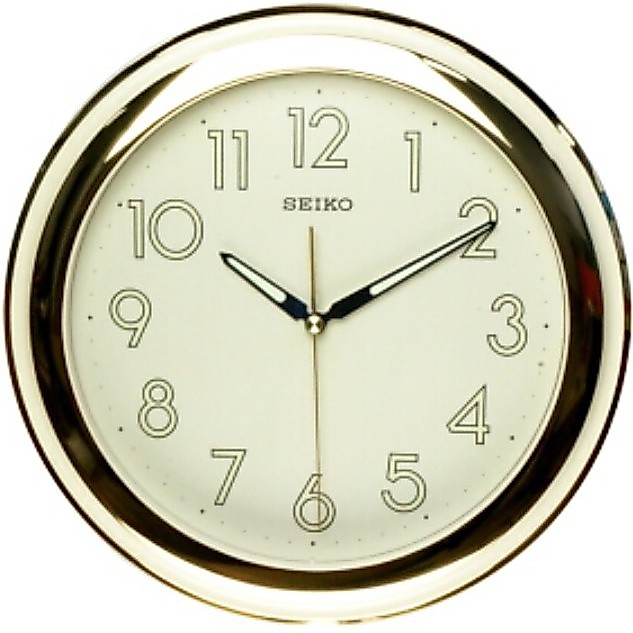 นาฬิกาแขวน ไซโก้ (Seiko) เรืองแสง ขนาด 11.5 นิ้ว รุ่น QXA313G