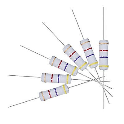 3W 5% ตัวต้านทานคงที่ชนิดฟิล์มคาร์บอน Carbon film Resistor มี 47R 100R 200R 300R