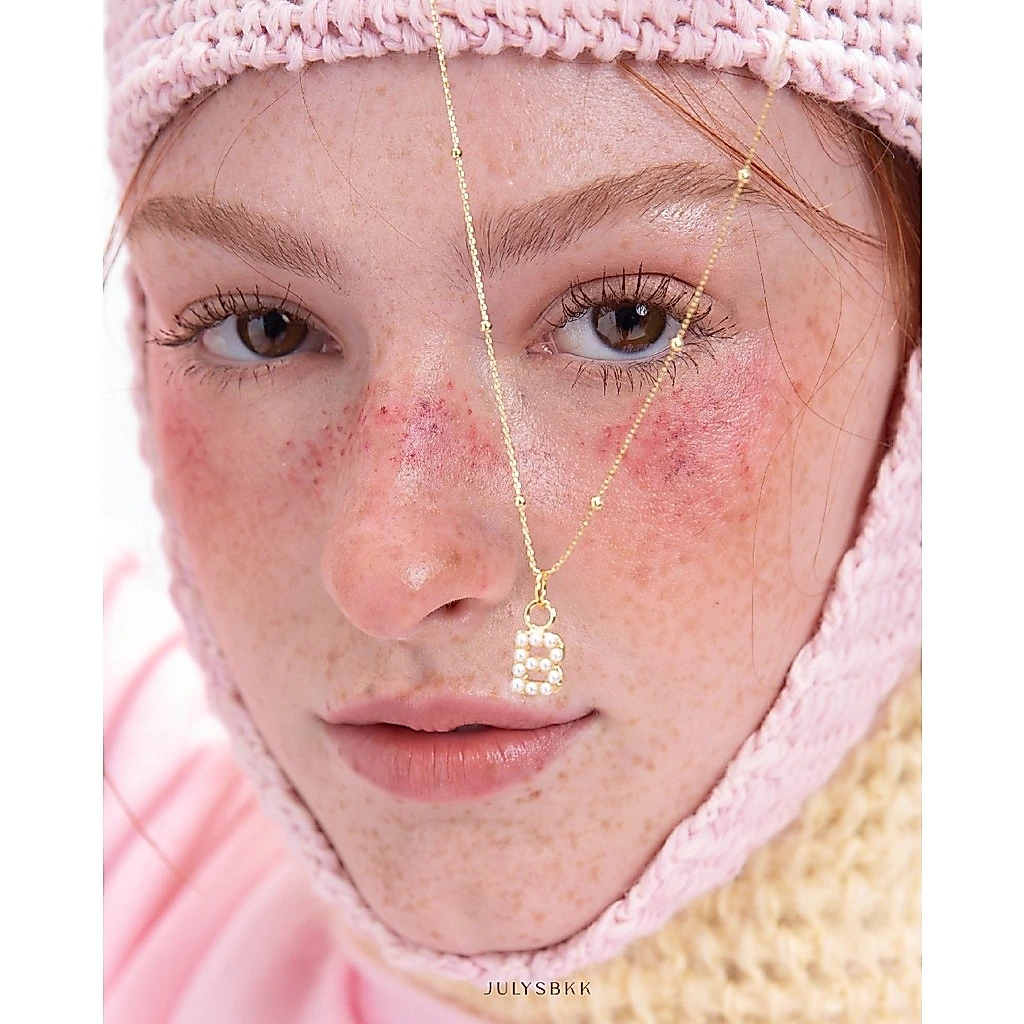 Julys - polka dot necklace (เฉพาะสร้อยคอ ไม่รวมชาร์ม)