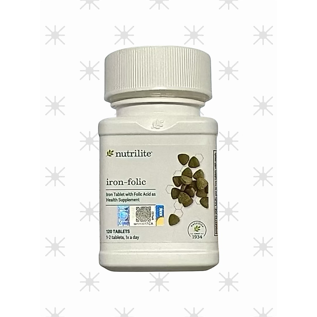นิวทริไลท์ เหล็ก และ โฟเลต บรรจุ 120 เม็ด Nutrilite Iron-Folic 120 Tablets