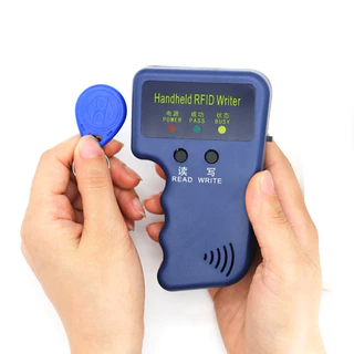 【COD】เครื่องอ่านการ์ด Rfid 125KHz เครื่องก๊อปปี้คีย์การ์ด เขียนคีย์การ์ด อ่าน เขียน️ พร้อมบัตรทำสำเนา 6ใบ พวงกุญแจ 6 อัน