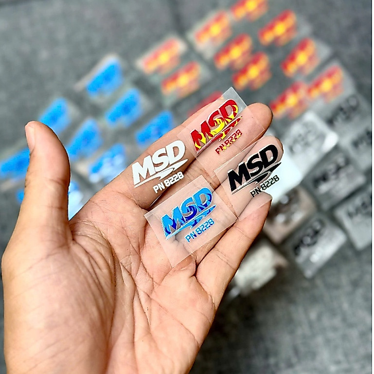 MSD Logo Sticker สติ๊กเกอร์ตกแต่งม็อบ ถอดซีลได้