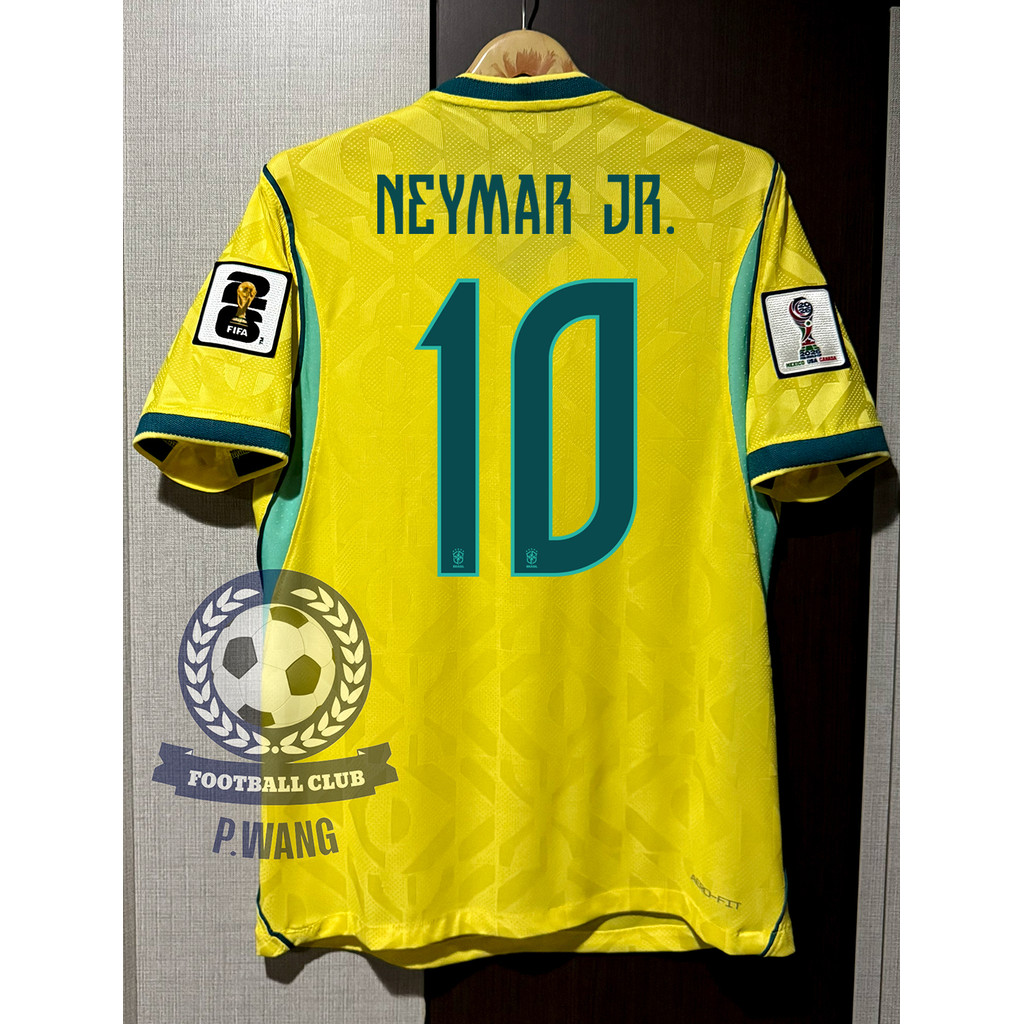 New !! เสื้อฟุตบอลโลก ทีมชาติ บราซิล PLAYER เกรดนักเตะ Home ชุดเหย้า ปี 2026 ฟลูออฟชั่นชื่อเบอร์นักเตะในทีม