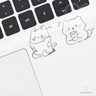 สติกเกอร์รูปแมวการ์ตูน 3 มิติ กันน้ำ สติกเกอร์ตกแต่งสร้างสรรค์ สำหรับตกแต่งโทรศัพท์ แท็บเล็ต แล็ปท็อป -CY