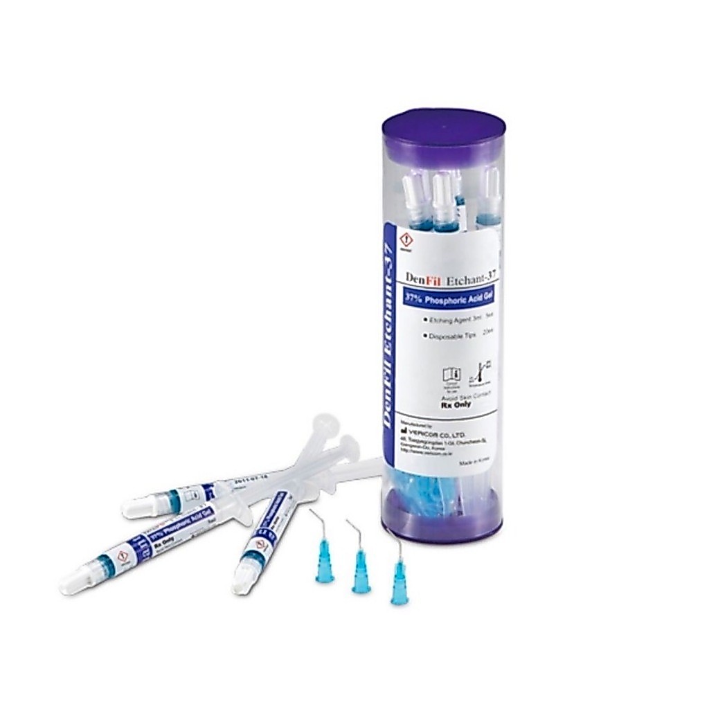 Vericom "DenFil Etchant" Liquid Gel To Make Etching (1 กระปุก / 5 หลอด)