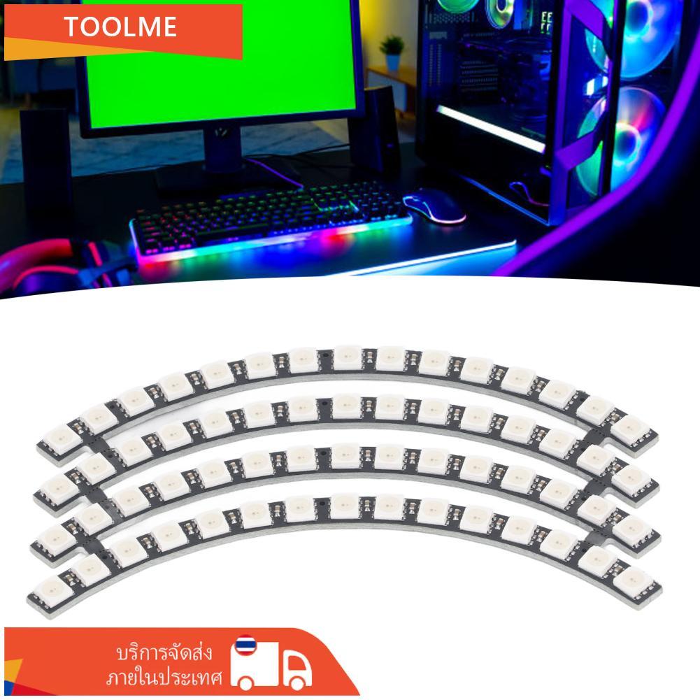 ERYUE LED โคมไฟบอร์ดขนาดกะทัดรัด WS2812 5050 RGB โมดูลสำหรับตกแต่งห้องพักหน้าแรก 5V ในร่มและกลางแจ้ง
