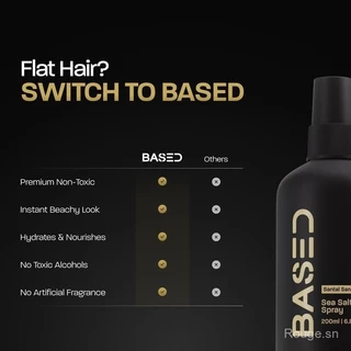 สเปรย์เกลือทะเลผู้ชาย 200ml เพิ่มวอลลุ่มผมทันที สร้างเท็กซเจอร์ผม ควบคุมความมัน ลดผมขัดขวาง กลิ่นหอมแซนดัลวูด สไตล์ธรรมช