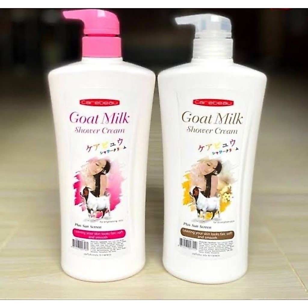 ครีมอาบน้ำ Carebeau Goat Milk 540 กรัม ผิวนุ่มชุ่มชื้นยาวนาน