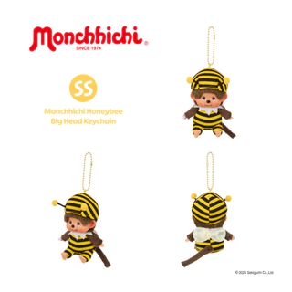 Monchhichi Keyring Bag Charm 🐝🦋🐞 พวงกุญแจตุ๊กตาแมลงสุดคิวท์ ติดกระเป๋าเป้ได้ง่าย ของแต่งกระเป๋าน่ารัก 🎒✨
