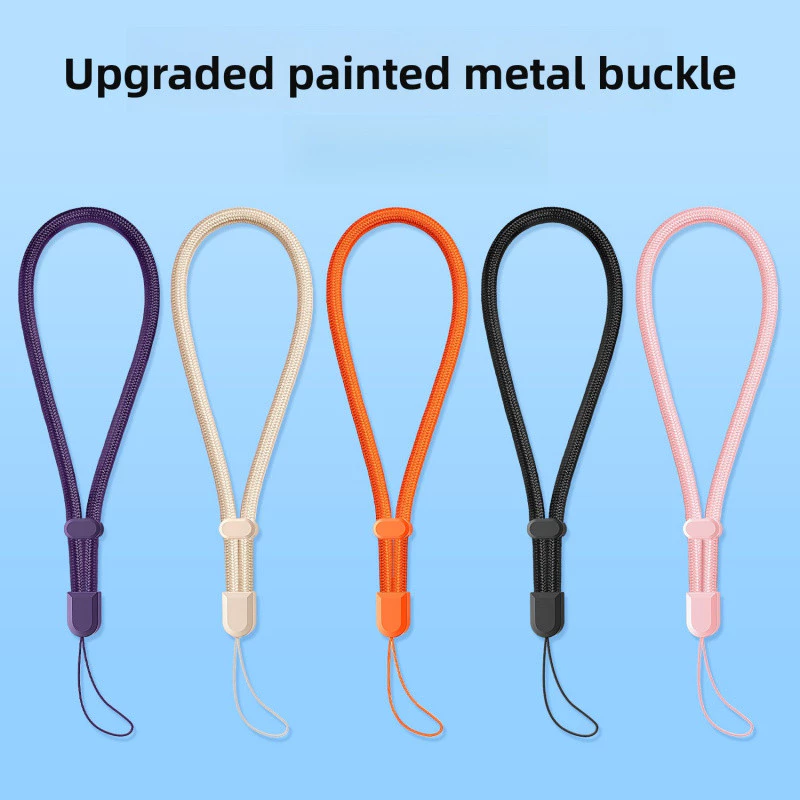 พรีเมี่ยมโทรศัพท์สั้นข้อมือเชือกเส้นเล็กล็อคตัวเองปรับความยาวป้องกันการโจรกรรมป้องกันการสูญหายสายคล้องมือที่ปลอดภัยสําหรับโทรศัพท์มือถือ