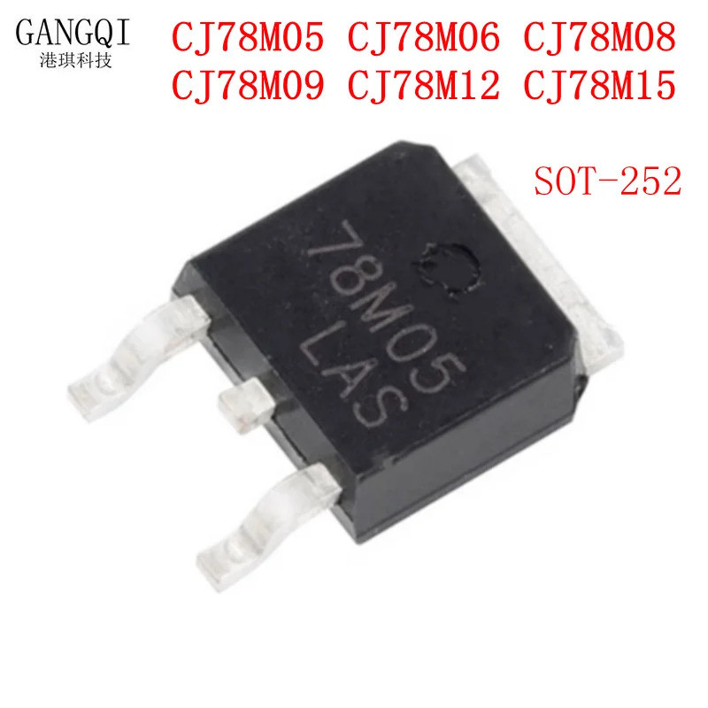 10PCS SMD TO252 สาม terminal Regulator CJ78M05 CJ78M06 CJ78M08 CJ78M09 CJ78M12 CJ78M15 78M05 78M06 7