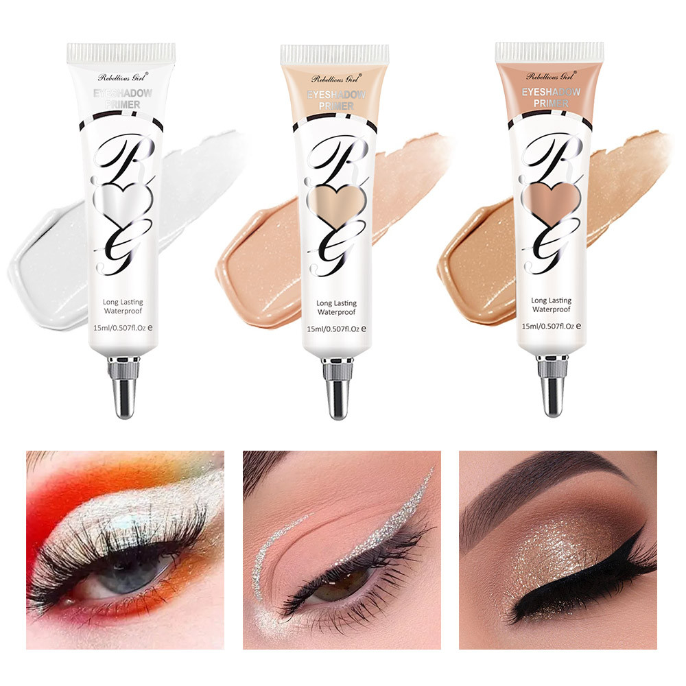 VERONNI 15ml White Dark Matte Eye Shadow Primer Base High Pigment Eyeshadow Base Cream