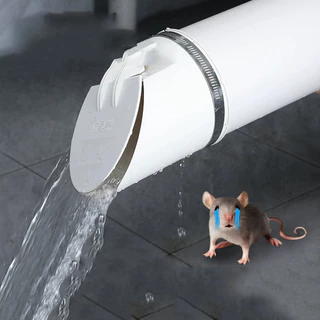 วาล์วกันกลิ่นท่อน้ำ PVC ระงับกลิ่น กันแมลง กันหนู สำหรับท่อน้ำทิ้ง 50 75 110 มม. ใช้ได้ทั้งแนวตั้งแนวนอน