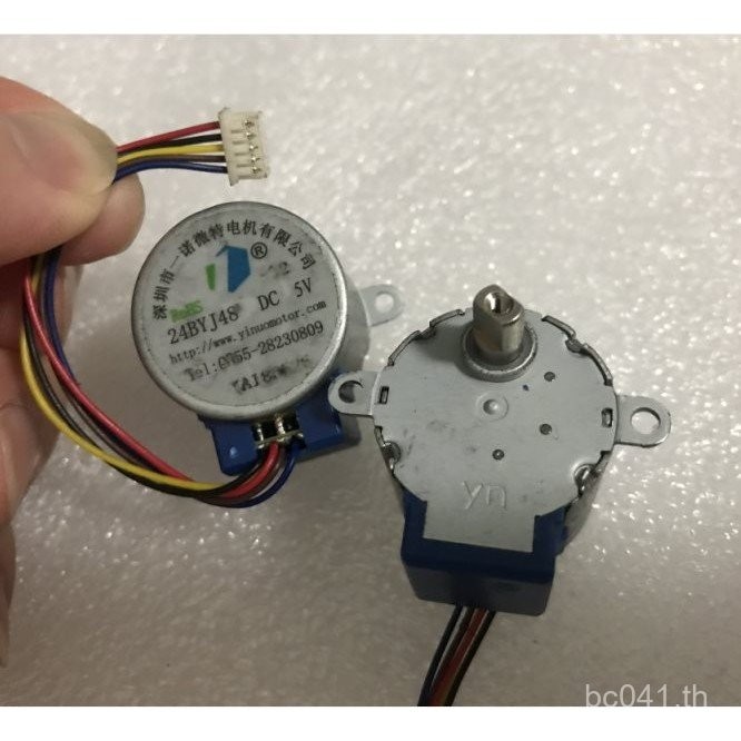 4 5V PTZ Stepper Motor เฟสเกียร์ความเร็ว 5 มอเตอร์ไร้สายสาย DC24BYJ48 กล้อง J0KR