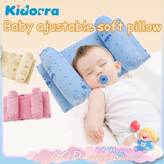 Baby Pillow Ajustable Anti-Roll Newborn Soft Head Neck Support Pillow Prevent Flat Head Pillow