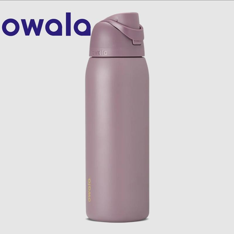 Spring Revival Owala FreeSip ขวดน้ําสแตนเลสพร้อมฝาปิดล็อค Push-Button 24oz/32oz