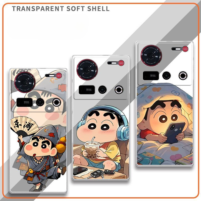 เหมาะสําหรับ Nubia Z70Ultra/Z60U เคสโทรศัพท์ Z50Ultra การ์ตูน Crayon Shin-chan Z70SU Soft Case