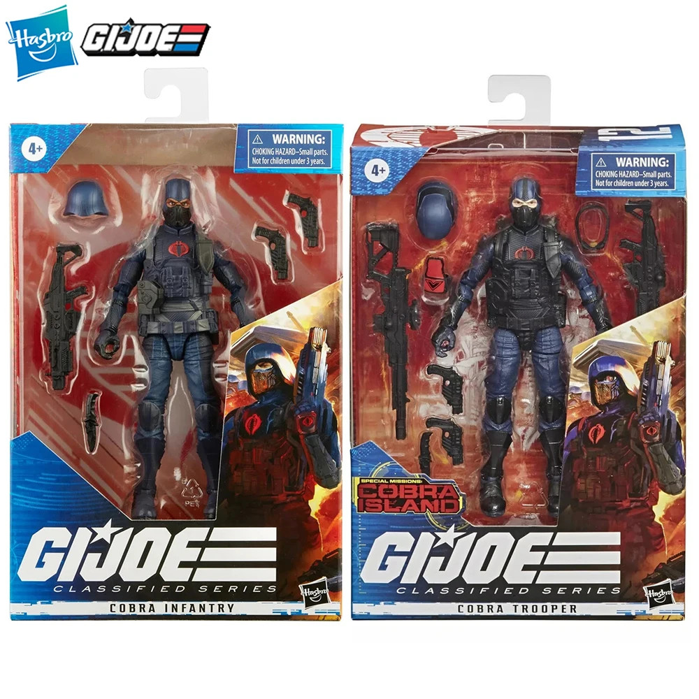 ฮาสโบร จี.ไอ. Joe Classified Series Cobra Infantry & Cobra Trooper 15 ซม.สะสมรูปการกระทําทหารรุ่นของเล่น