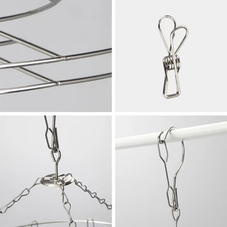 สินค้าขายดี ที่หนีบผ้า สแตนเลส 10/20 ที่หนีบ ไม่ขึ้นสนิม ราวตากผ้าสแตนเลส หนา 2.0 mm 3 แบบให้เลือก