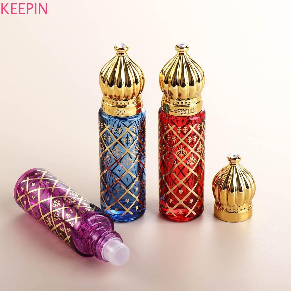 KEEPIN แก้วลูกกลิ้งขวด Luxury Travel พร้อม Roll On 8ml Eye Cream Oil Vial รีฟิลคอนเทนเนอร์