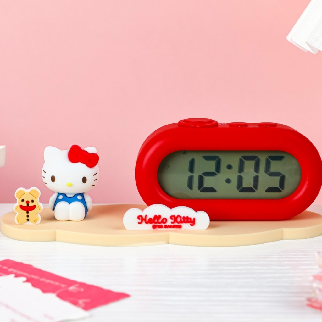 ตื่นเช้า ตื่นไม่ไหวต้องมี🕰นาฬิกาปลุก  - ขนาด 15.1×6.1×6.3 cm - วัสดุ ABS และยาง PVC