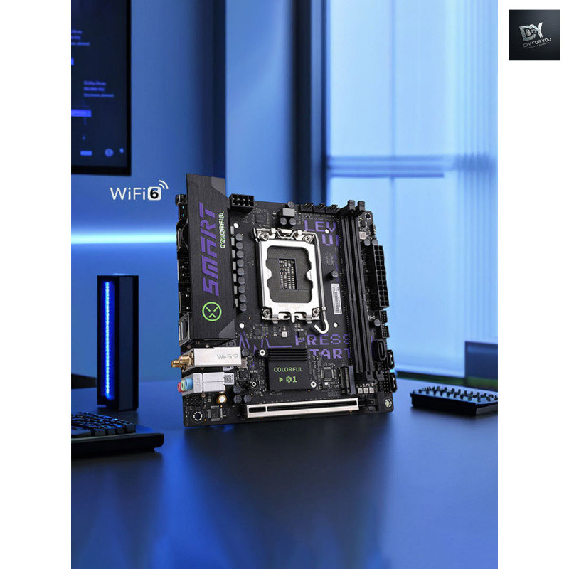 DIY FOR YOU MAINBOARD (เมนบอร์ด) H610itx Mini 12th Generation 17x17 คอมพิวเตอร์เดสก์ท็อป nas โฮสต์ขน