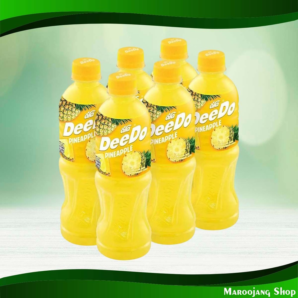 น้ำสับปะรด 10% ดีโด้ 450 มล (6ขวด) Pineapple Juice 10% Deedo