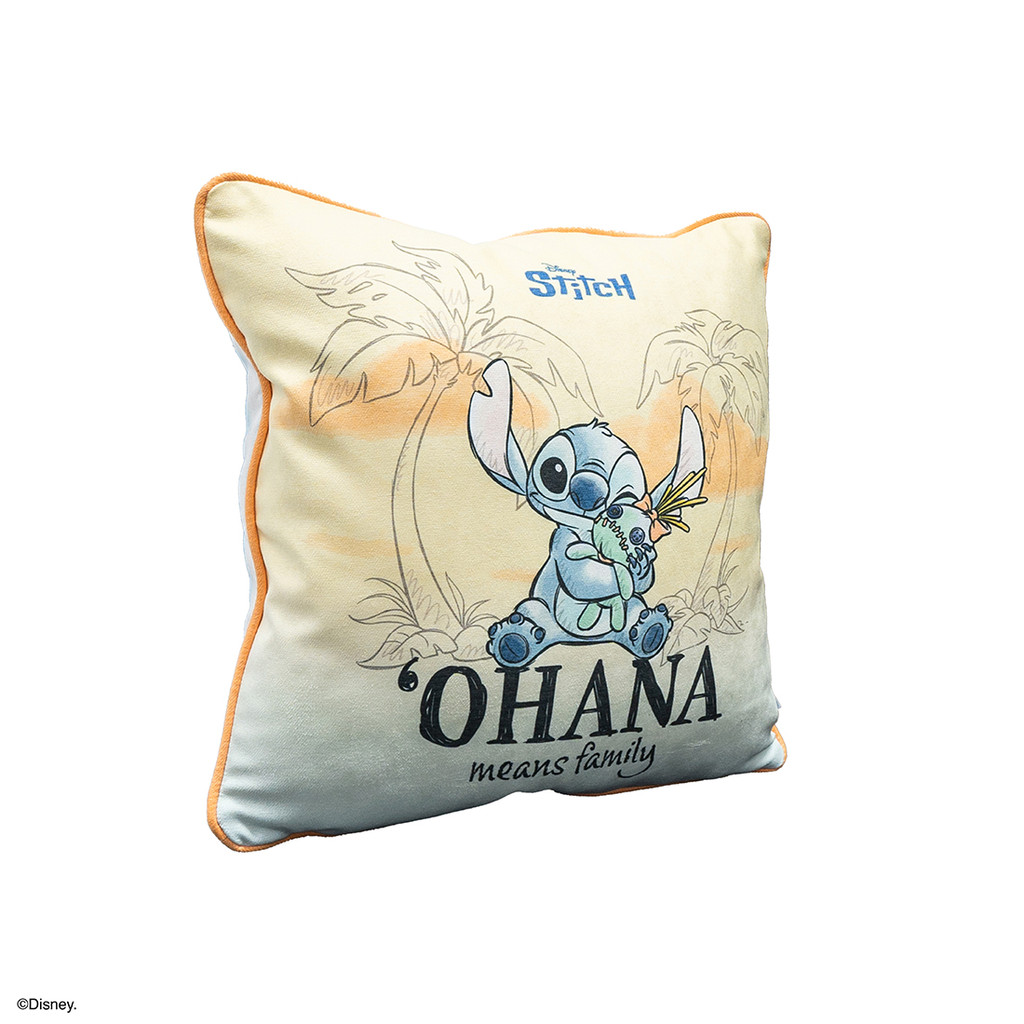 Disney Home หมอนอิง สติทซ์ DISNEY รุ่น STITCH/01 สีครีม (45x15x45 ซม.)  แบรนด์ DISNEYHOME - รูปที่ 2