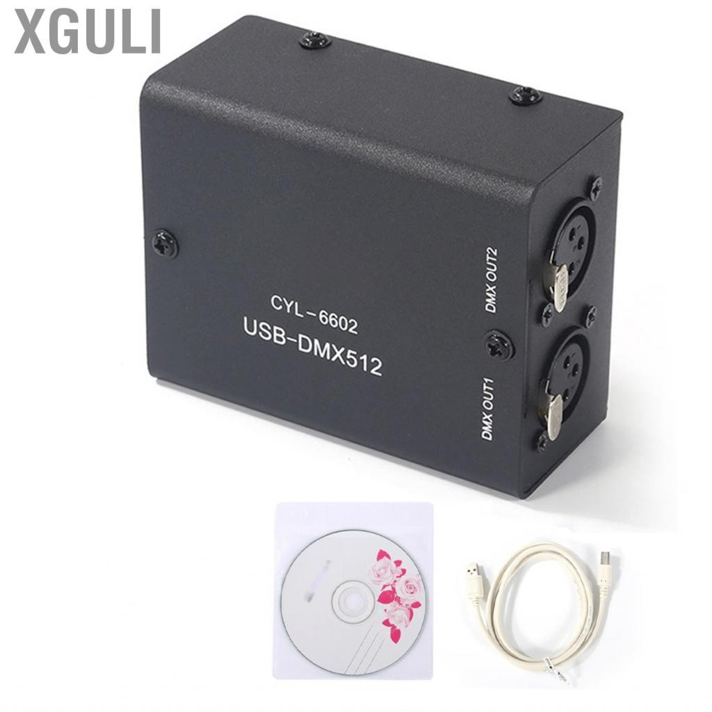 Xguli XGULI-TH USB ถึง DMX512 LED Light Control Stage Lighting Controller Channels Decoder Module ด้