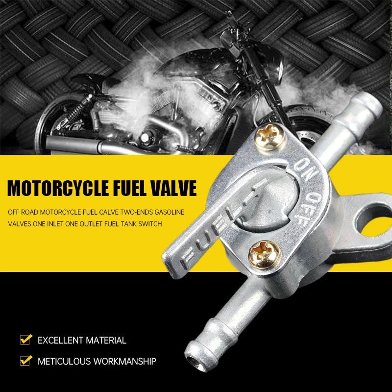 MOTUS 1ชิ้น ก๊อกน้ำมัน ON-OFF ก๊อกเปิด-ปิดน้ำมัน วาล์วควบคุมน้ำมัน มอเตอร์ไซด์ เครื่องตัดหญ้า