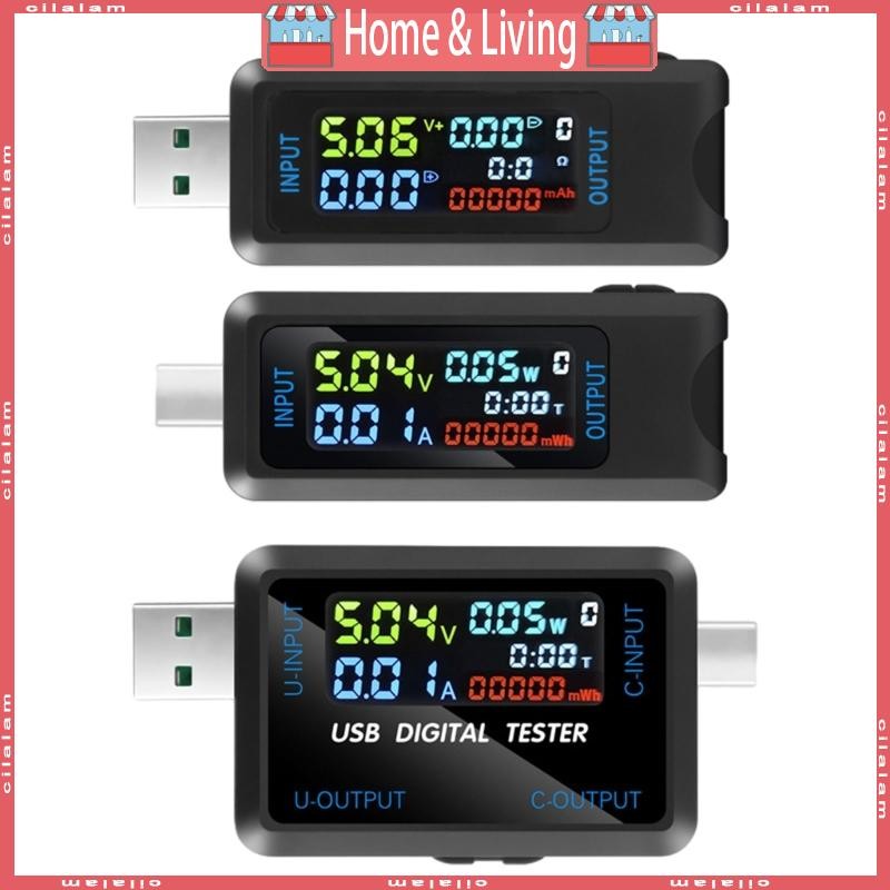 CI USB Tester Digital Voltmeter Amperimetro Current Voltage Meter USB Power Meter