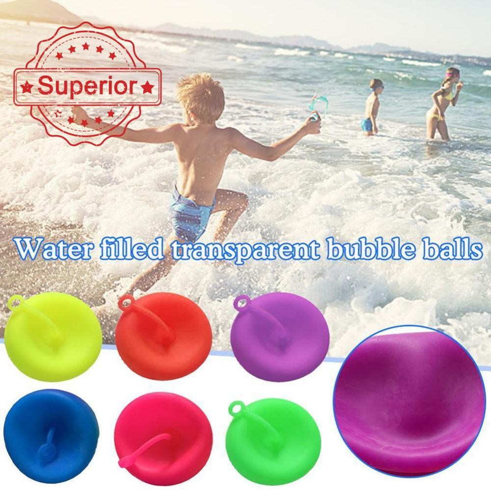 ขนาดใหญ่ 80 ซม.Inflatable Ball โปร่งใส Bubble Ball ฉีดน้ํา Tpr Inflatable Racket Y8s0