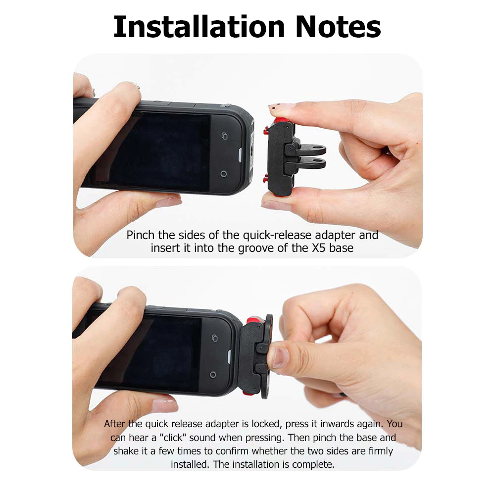 ปลดเร็ว เหมาะสําหรับ Insta360 X5/Ace Pro2/Ace/Ace Pro โลหะแม่เหล็ก Dual Mount 1/4 เกลียว Action กล้องอุปกรณ์เสริม thumbnail 7