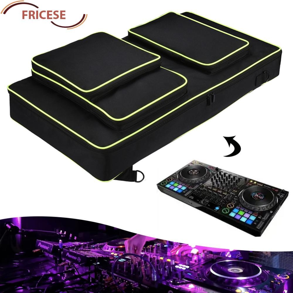 กระเป๋าถือกันกระแทกกระเป๋าเดินทางนุ่ม Anti-scratch DJ Controller Case หนาด้านในสายคล้องไหล่ปรับได้สํ