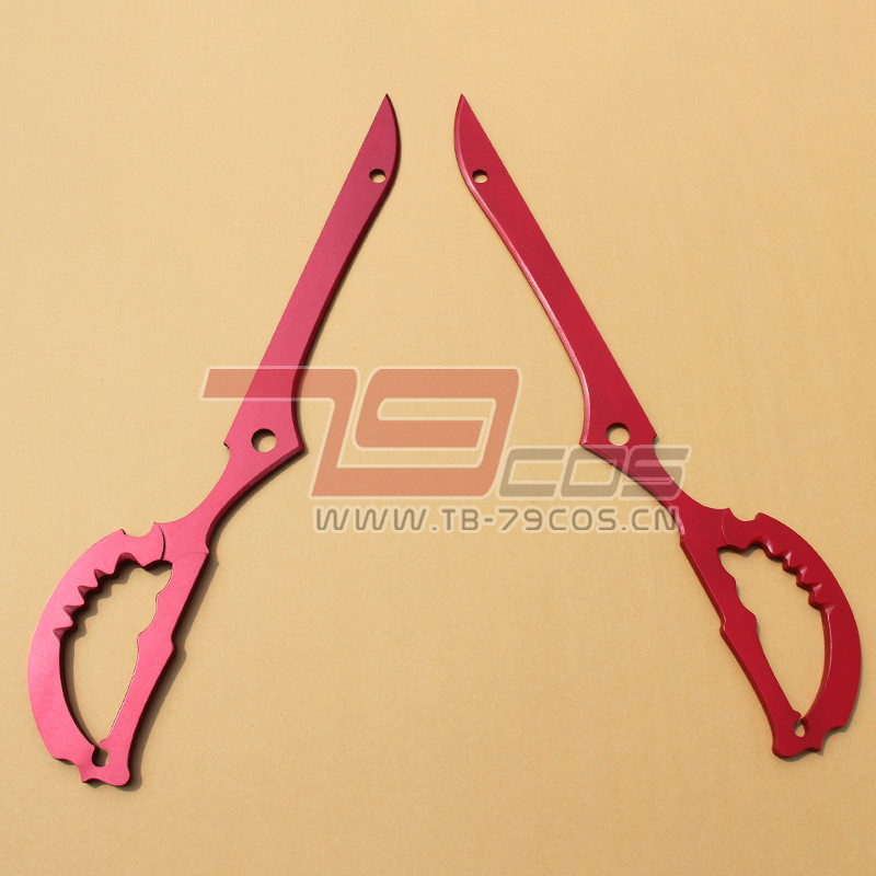 79COS Double Cut สาว KILL la KILL KILL กระพริบสีแดง Boutique อะนิเมะคอสเพลย์ Props 588