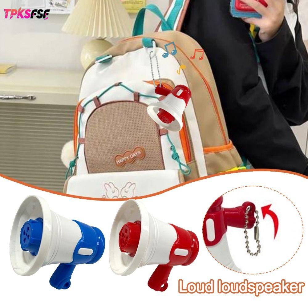 TPKSSF ลําโพงมินิลําโพง, พร้อมพวงกุญแจมือถือโทรโข่งสําหรับเด็ก, ลําโพงกลางแจ้งแบบบันทึกได้