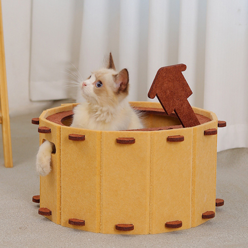 Felt Cat Bed Four Seasons Universal Cat Bed Summer Cat House Cat Scratch Board Cat House New Cat Bed