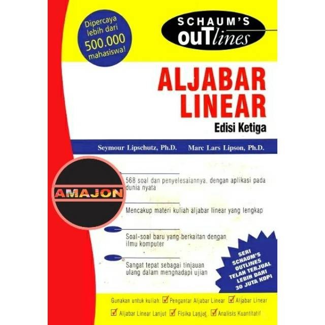 ALJABAR LINEAR THIRD EDITION BY LIPSON