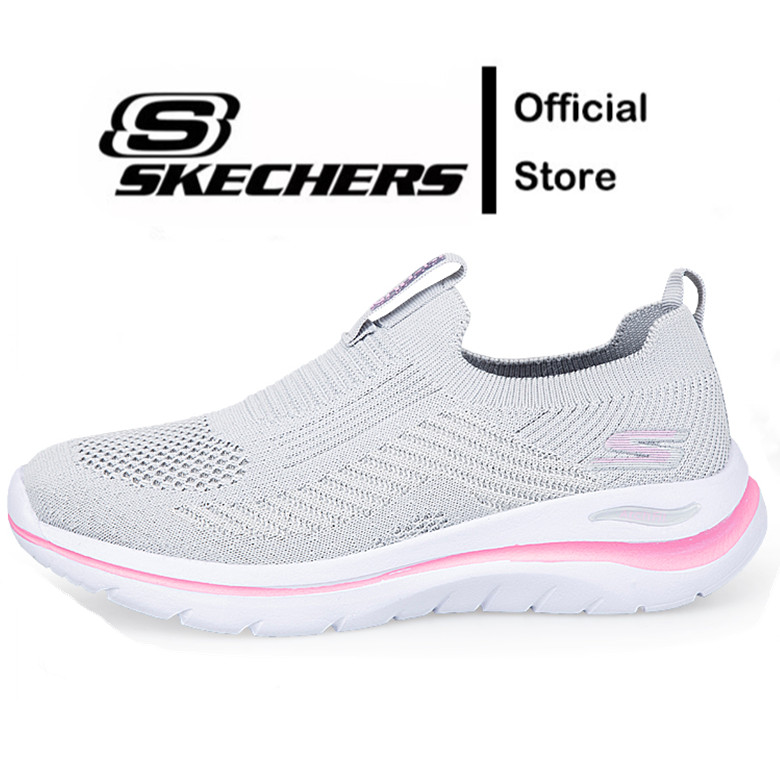 รองเท้าผ้าใบผู้หญิง Skechers Arch-Fit สำหรับวิ่งและเดิน skechers