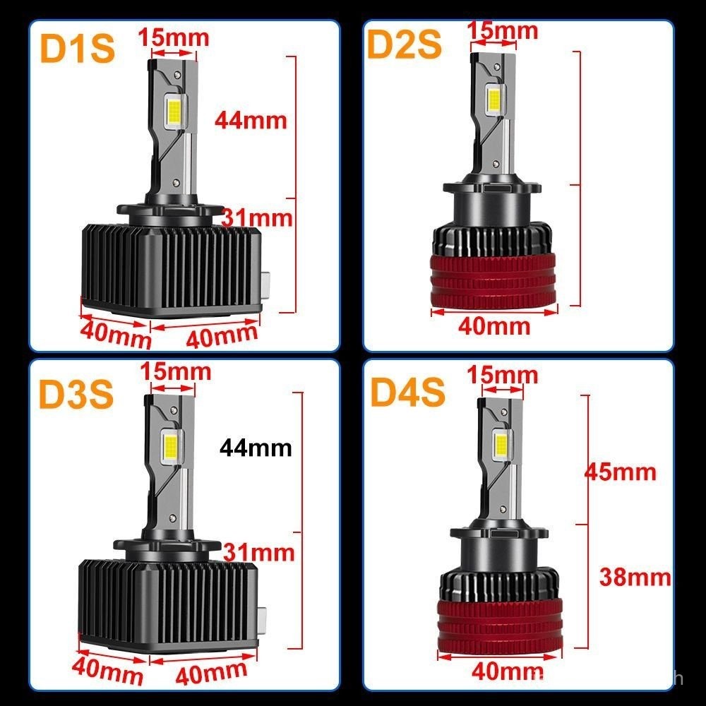 Mercedes-Benz D2S D4S Dedicated ML GL-Class Xenon Bulb ดัดแปลงถอดรหัสไฟหน้า LED