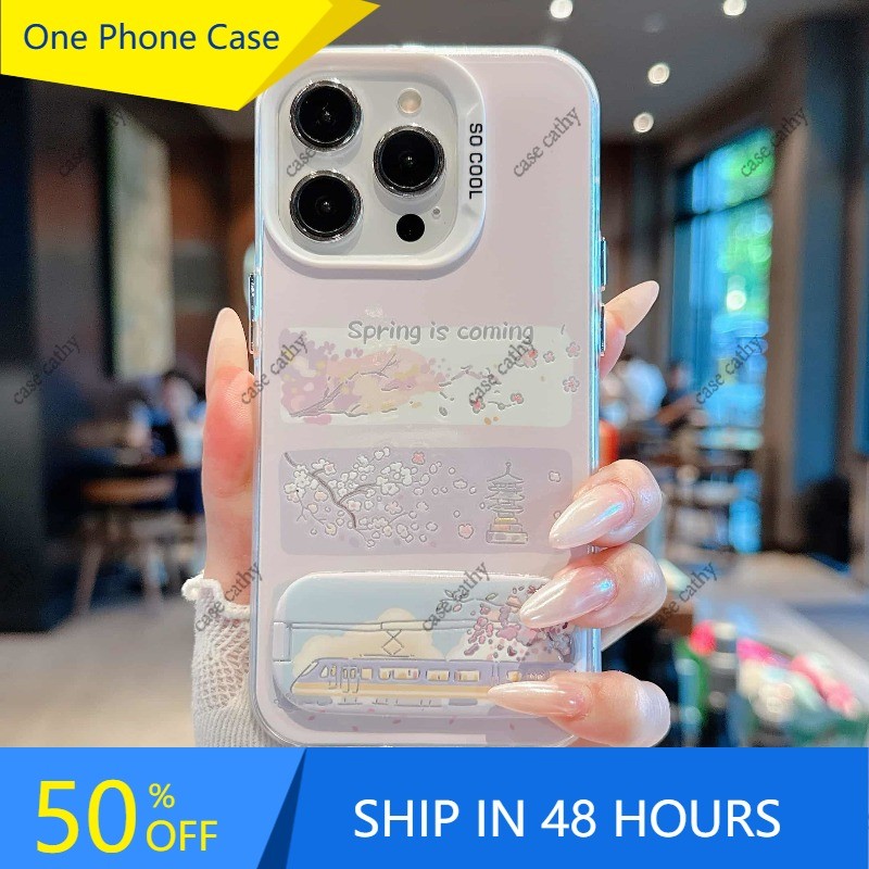 เข้ากันได้กับ iPhone 16 iPhone 15 iPhone 13 iPhone 11 เคสโทรศัพท์กลิตเตอร์ใส รุ่นอัพเกรด RLTH2564CYK+BA~5#