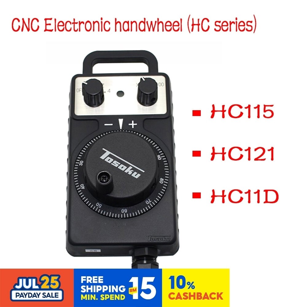 Tosoku อิเล็กทรอนิกส์ล้อมือ CNC เครื่องแกะสลักมือล้อมือ pulse เครื่องกําเนิดไฟฟ้า HC115 HC121 HC11D