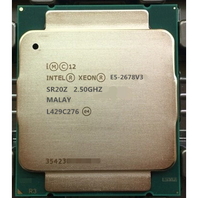 Intel Xeon E5 2678V3 เวอร์ชันอย่างเป็นทางการ CPU2.5 GHZ Twelve Core Sekill 2680v3