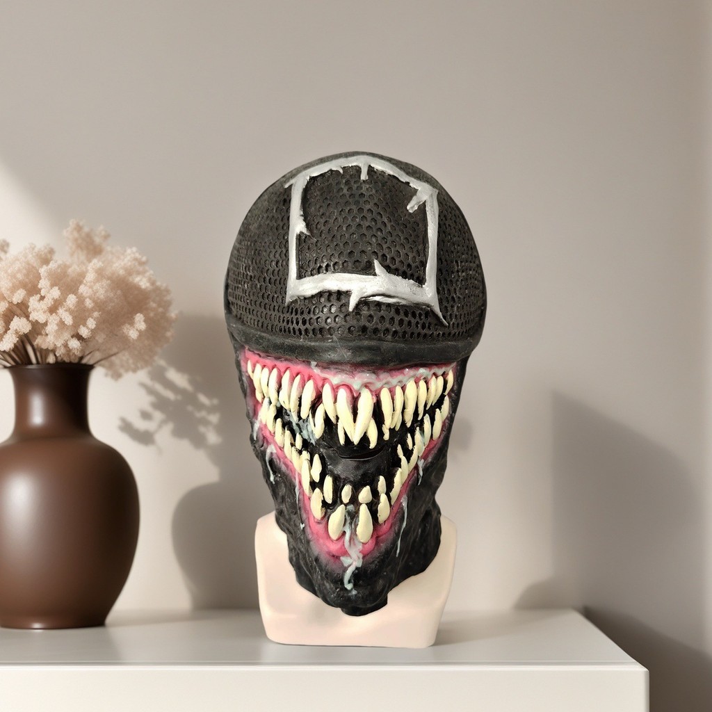 ฮาโลวีน Extraordinary Spider-Man Venom Venom Massacre Venom Dead Guardian หน้ากากเดียวกัน cos Latex 